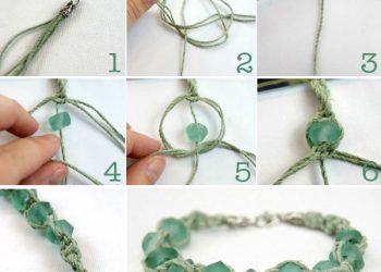 nguyên liệu làm vòng tay pha lê