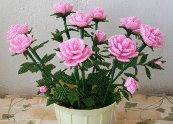 Những mẫu hoa hạt cườm cực xinh cho ngày Tết 14 Những mẫu hoa hạt cườm cực xinh cho ngày Tết