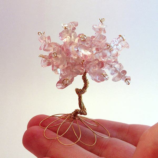 Cây bonsai hạt cườm nhỏ để bàn cực xinh