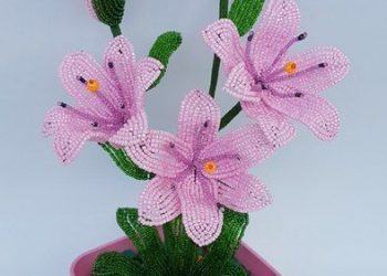 Bạn đã biết cách làm hoa ly hạt cườm chưa