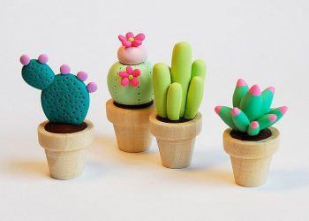 Đất sét tự khô trong nghệ thuật làm đồ handmade