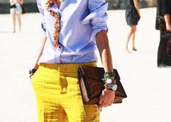 Kết cườm, đá và pha lê cho áo sơ mi đẹp lạ mắt