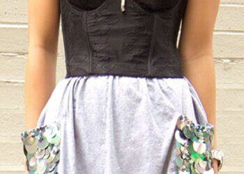 Chân váy đính kim sa cho ngày hè tự tin, rạng rỡ