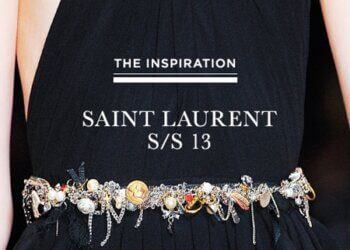 Thắt lưng đính hạt sang chảnh như Yves Saint Laurent