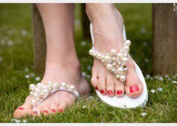 F5 dép xốp xỏ ngón đính cườm thật điệu đà