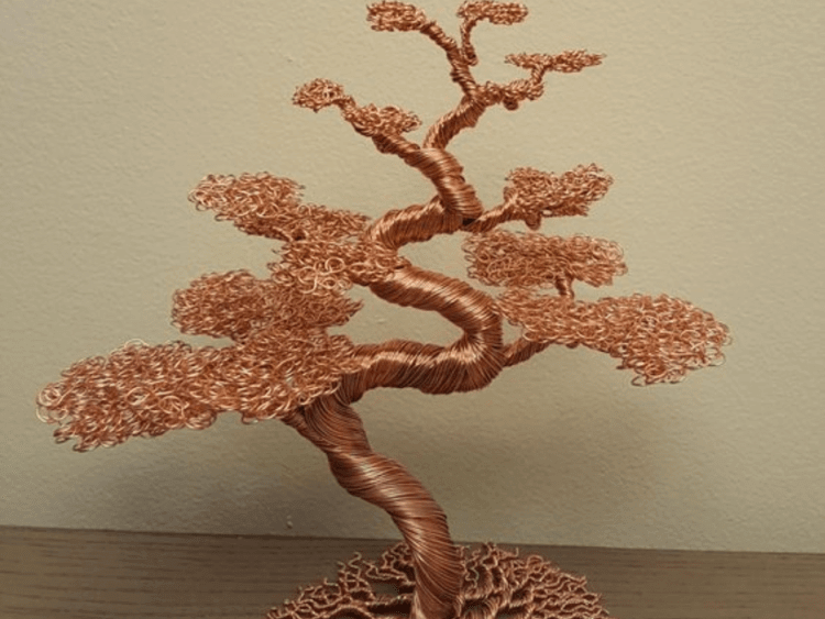 Cách làm cây cảnh bonsai bằng đồng từ dây điện cũ siêu đẹp