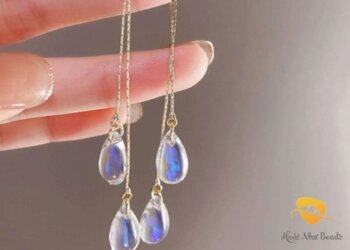 Khéo tay tự chế khuyên tai hình giọt nước để tặng nàng