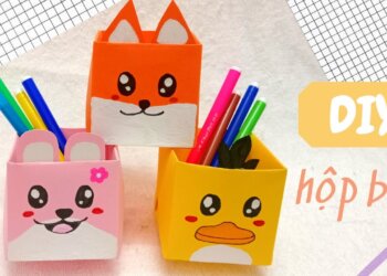 6 cách làm ống đựng bút đơn giản – sáng tạo